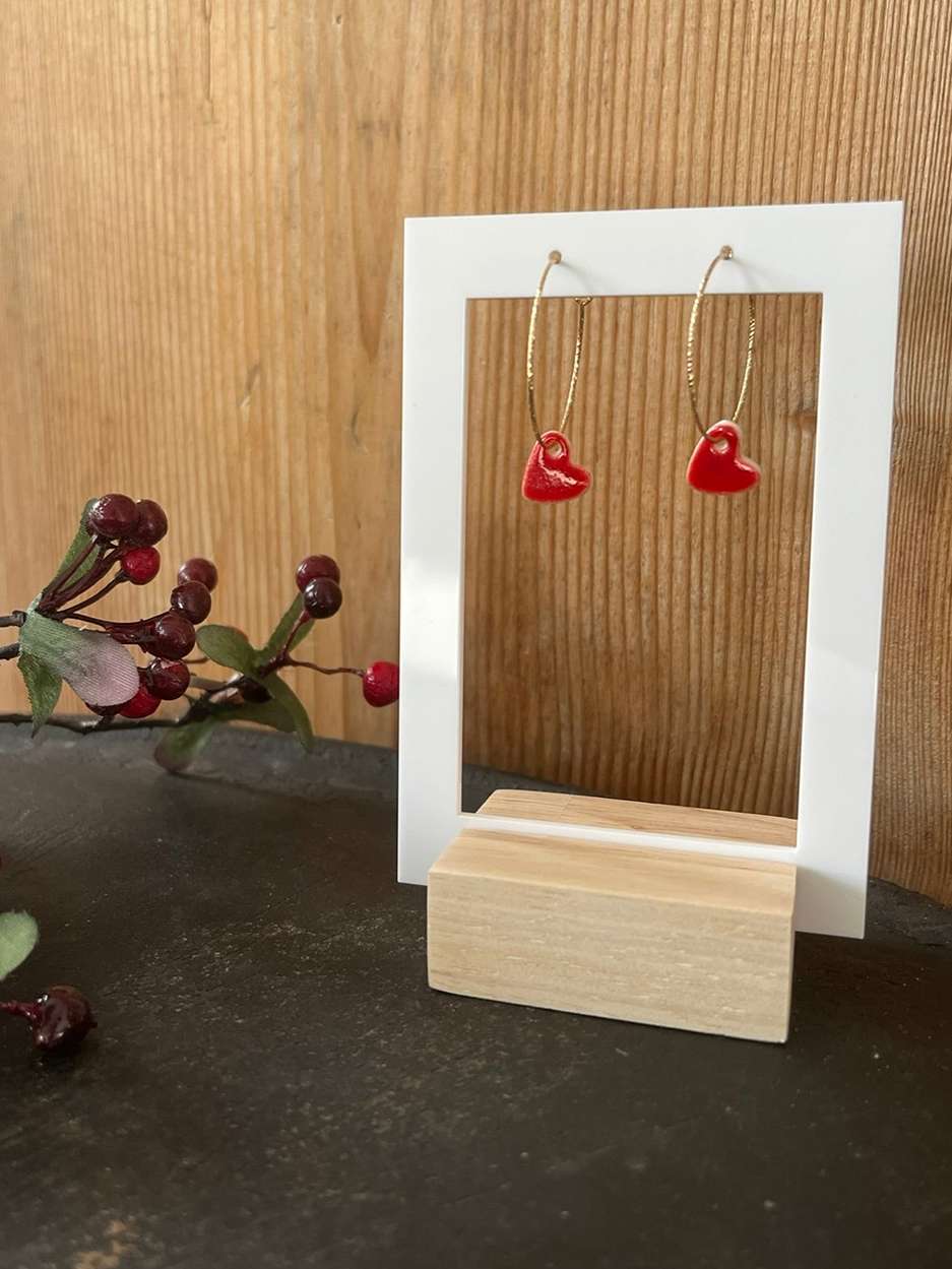 Boucles d'oreille Amoureuse
