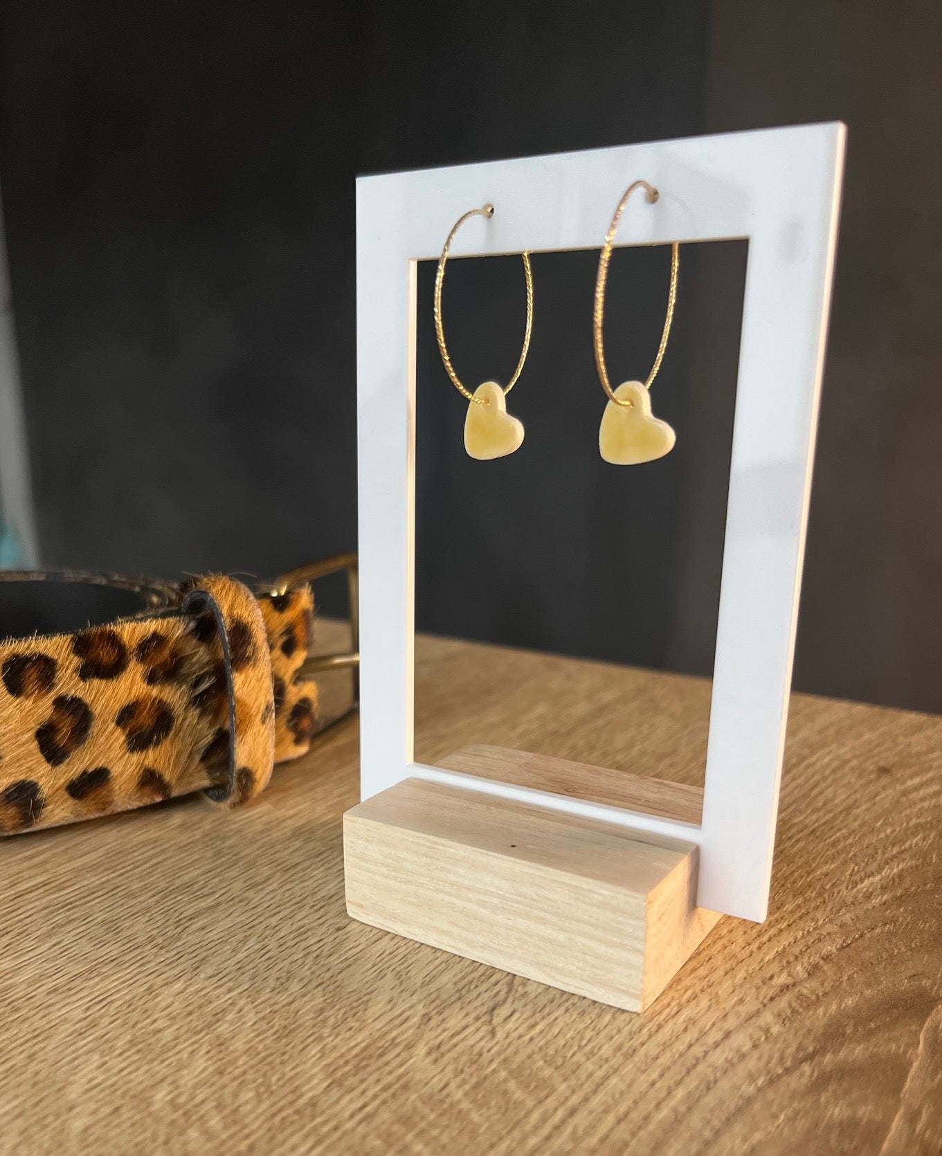 Boucles d'oreille Savane