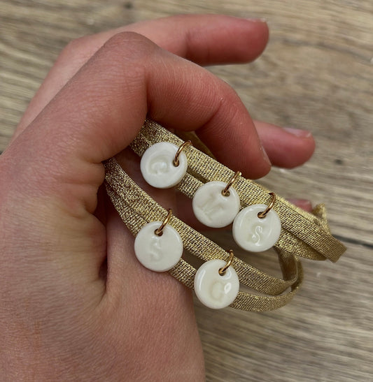 bracelet doré personnalisable