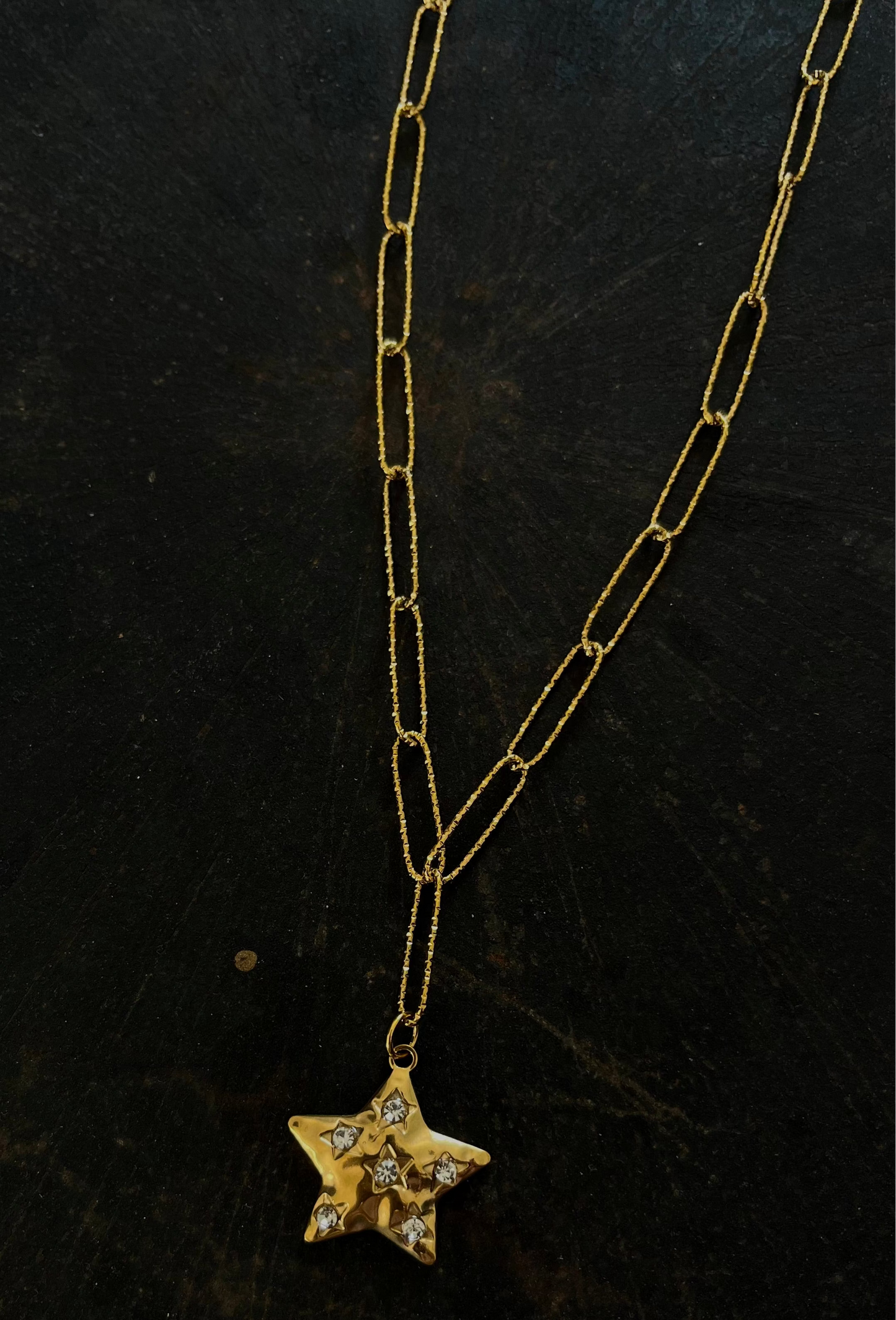 Collier sautoir étoile