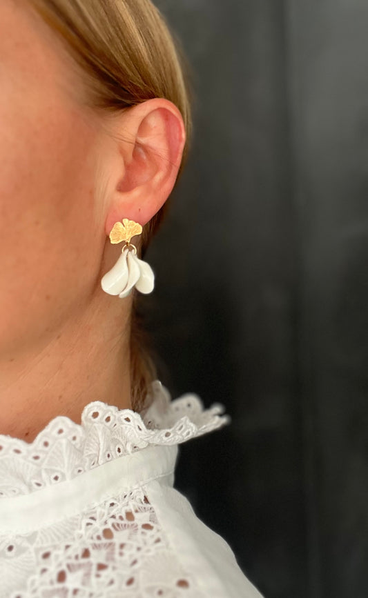 Boucles d'oreille Ginkgo