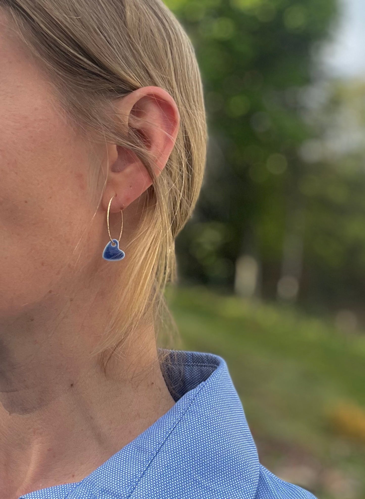 Boucles d'oreille Marine
