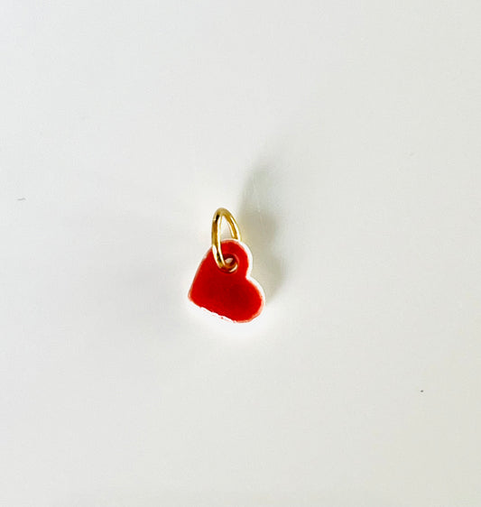 Pendentif mini coeur rouge