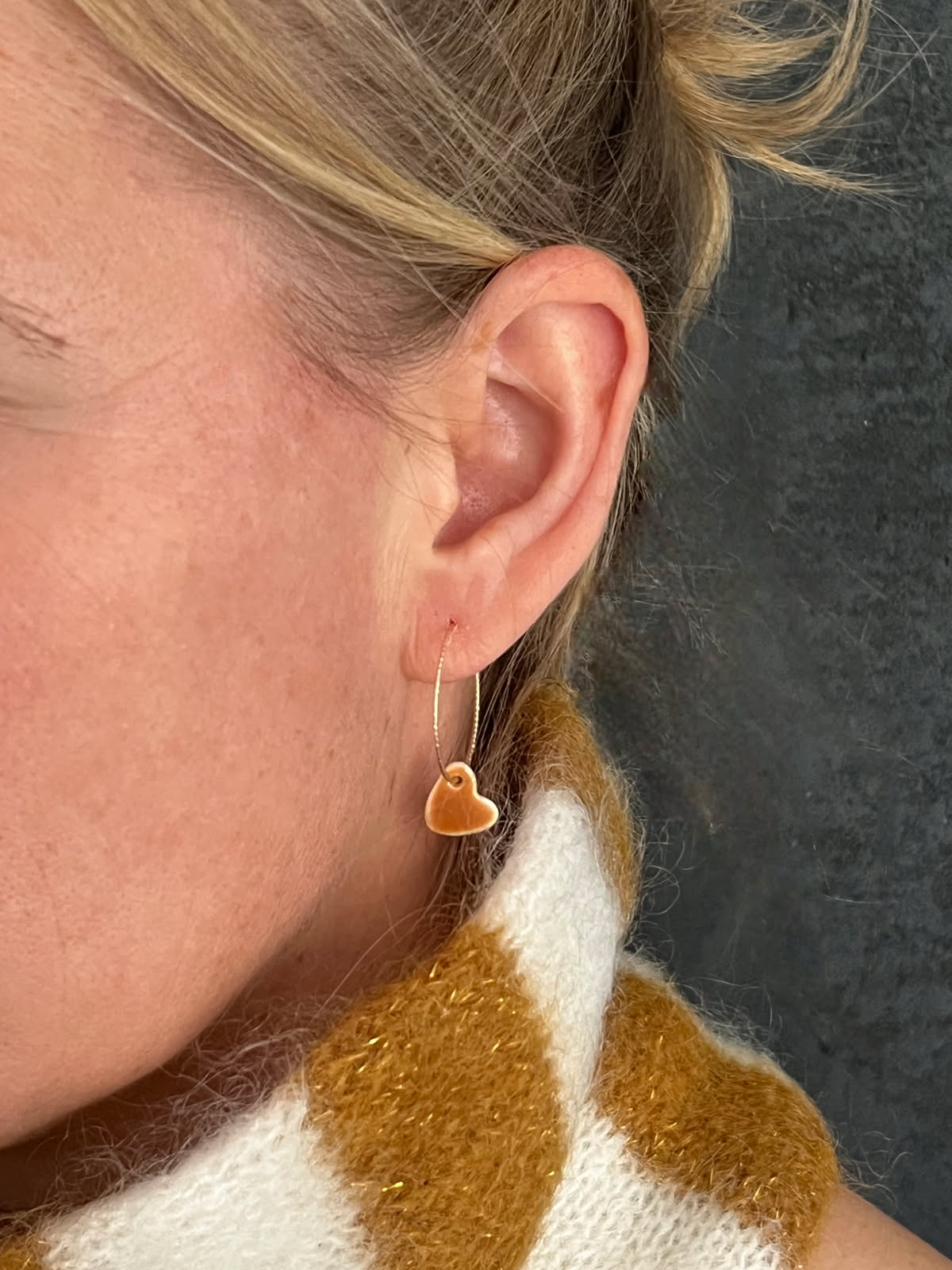 Boucles d'oreille camel